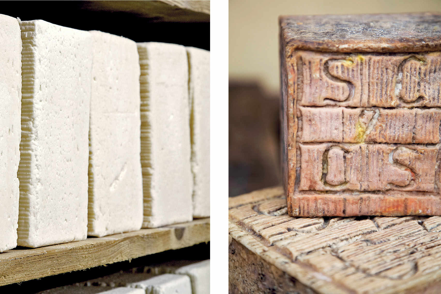 The Consortium Logo is an “S” and a “C” in a square border imprinted onto the rind.