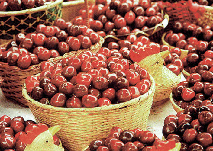 Marostica cherries.