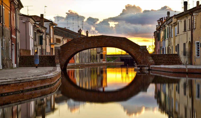 The Po Delta. Comacchio.